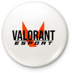printfashion valorant e sport - Kitűző, hűtőmágnes - Fehér (3088631)