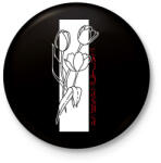 printfashion Tulipán perspective - Kitűző, hűtőmágnes - Fekete (16325970)