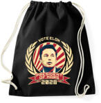 printfashion Elon Mars elnök - Sportzsák, Tornazsák - Fekete (7332781)