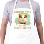 printfashion Guinea pigs are my spirit animal - Kötény - Fehér (7093776)