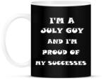 printfashion Júliusi vagyok és büszke vagyok a sikereimre - Bögre - Fekete (1423969)