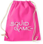 printfashion SQUID GAME fehér felirat - Sportzsák, Tornazsák - Fukszia (5480029)