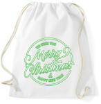 printfashion Merry Christmas - Sportzsák, Tornazsák - Fehér (11219568)