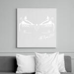 printfashion Alfa romeo 159 01 - Vászonkép - Fehér (11337440)