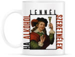 printfashion Ha alkohol lennél, szeretnélek - Bögre - Fehér (7066477)