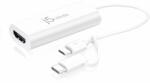 j5create Видео адаптер j5create JUA165C, Android USB USB-C/USB Micro-B мъжко - HDMI женско, Бял (J5-JUA165C)