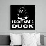 printfashion I don't give a duck - Vászonkép - Fekete (16480625)