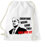 printfashion GIBS - Sportzsák, Tornazsák - Fehér (2089638)