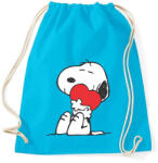 printfashion Snoopy - Sportzsák, Tornazsák - Surf blue (499262)