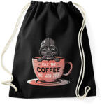 printfashion May the coffee be with you - Sportzsák, Tornazsák - Fekete (16481232)