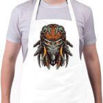 printfashion Predator - Kötény - Fehér (14060685)