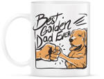 printfashion Best Golden Dad Ever - Bögre - Fehér (11908947)