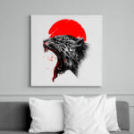 printfashion Vérfürdő - Vászonkép - Fehér (6619876)