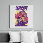 printfashion Retro sci-fi mozi - Vászonkép - Fehér (6635234)