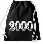 printfashion 2000 - Sportzsák, Tornazsák - Fekete (6200915)