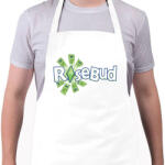 printfashion Rosebud - Kötény - Fehér (4909572)