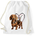 printfashion barna tacsi - Sportzsák, Tornazsák - Fehér (14918226)