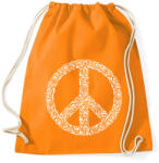 printfashion Fegyver béke - Sportzsák, Tornazsák - Narancssárga (394015)