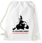 printfashion A legjobb adni - Sportzsák, Tornazsák - Fehér (1693170)