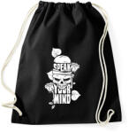 printfashion Az elméd - Sportzsák, Tornazsák - Fekete (1052968)