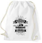 printfashion Bátor kamionsofőr - Sportzsák, Tornazsák - Fehér (2667557)