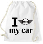 printfashion I love my car - Sportzsák, Tornazsák - Fehér (10643340)