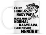 printfashion Nagypapa horgász - Bögre - Fehér (1940252)