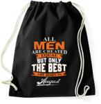 printfashion A legjobbak augusztusban születnek - Sportzsák, Tornazsák - Fekete (317504)