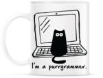 printfashion Purrgrammer - Bögre - Fehér (2533254)