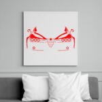 printfashion Alfa romeo 159 - Vászonkép - Fehér (7172353)