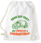 printfashion Csak egy csaj - Sportzsák, Tornazsák - Fehér (16170695)