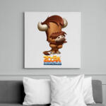 printfashion Zooba - Buck - Vászonkép - Fehér (6635599)