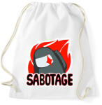 printfashion Among us - sabotage - Sportzsák, Tornazsák - Fehér (13958707)