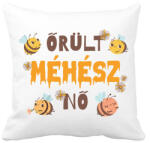 printfashion Őrült méhész nő - Párnahuzat, Díszpárnahuzat - Fehér (13171872)