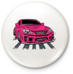 printfashion Pink Verda - Kitűző, hűtőmágnes - Fehér (3082791)