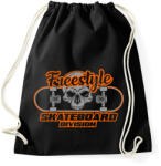 printfashion Freestyle gördeszkás - Sportzsák, Tornazsák - Fekete (5340812)