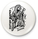 printfashion Gitáros halál - Kitűző, hűtőmágnes - Fehér (3074117)