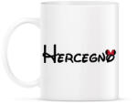 printfashion Hercegnő fekete felirat - Bögre - Fehér (4306833)