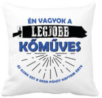 printfashion Béna pólót kaptam - Kőműves - Párnahuzat, Díszpárnahuzat - Fehér (10290877)