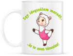 printfashion Egy idegszálam maradt és te azon táncolsz! - Bögre - Fehér (16274134)