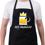printfashion alkoholista - Kötény - Fekete (4932158)