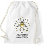printfashion Mindig pozitív - Sportzsák, Tornazsák - Fehér (10891005)
