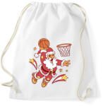 printfashion Kosaras télapó - Sportzsák, Tornazsák - Fehér (11530641)