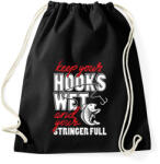 printfashion Nedves horog - Sportzsák, Tornazsák - Fekete (2463942)