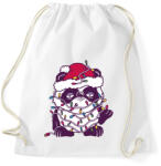 printfashion Karácsonyi panda - Sportzsák, Tornazsák - Fehér (5634478)