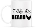 printfashion I like his beard - Bögre - Fehér (6994482)