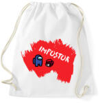 printfashion Impostor - Among us - Sportzsák, Tornazsák - Fehér (4065237)