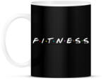 printfashion Fitness Friends - Bögre - Fekete (2405114)