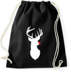 printfashion Minimal Rudolf - Sportzsák, Tornazsák - Fekete (1099082)
