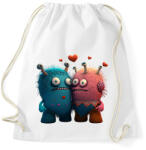 printfashion Vicces Szörnyecskés - cuki, csúnya, szerelmes minta - Sportzsák, Tornazsák - Fehér (11866681)